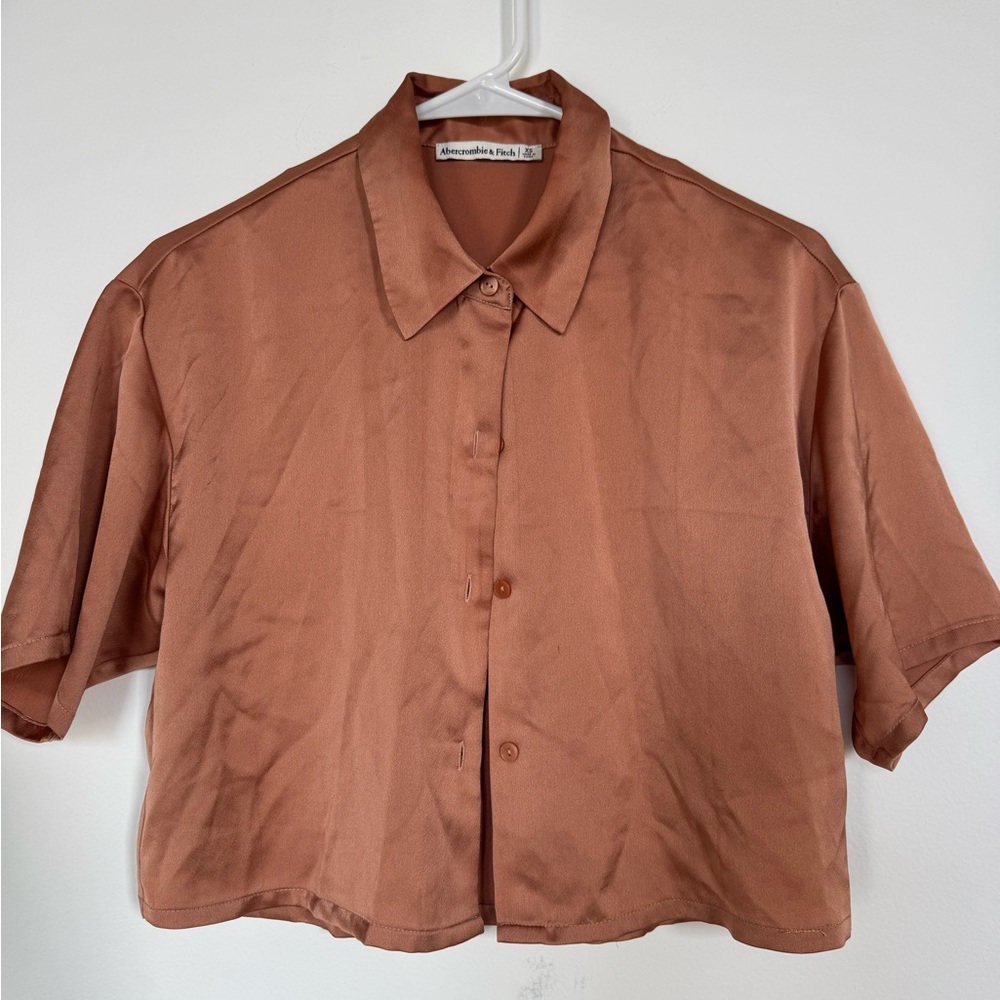 Blush Crop Short Sleeve Shirt